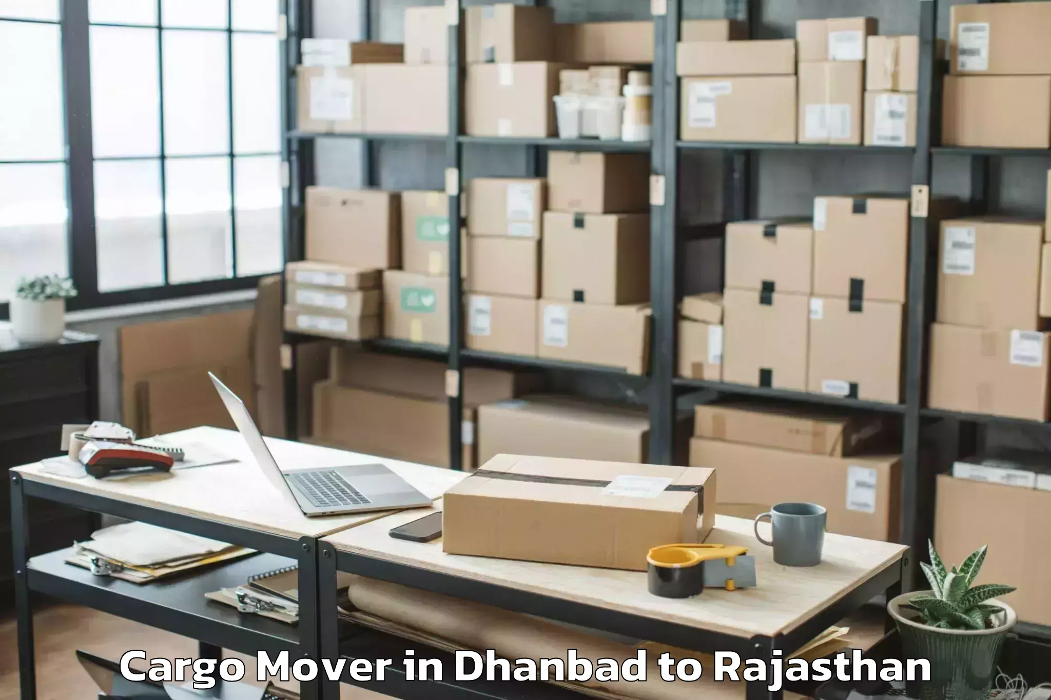 Top Dhanbad to Bari Dholpur Cargo Mover Available